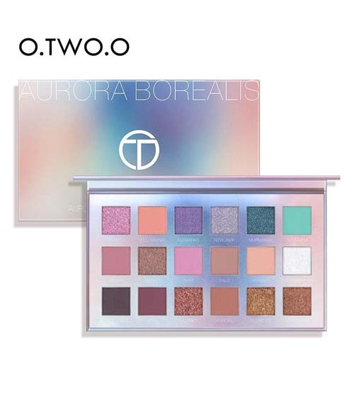 O.TWO.O Aurora Borealis 18 Colour Eyeshadow Palette